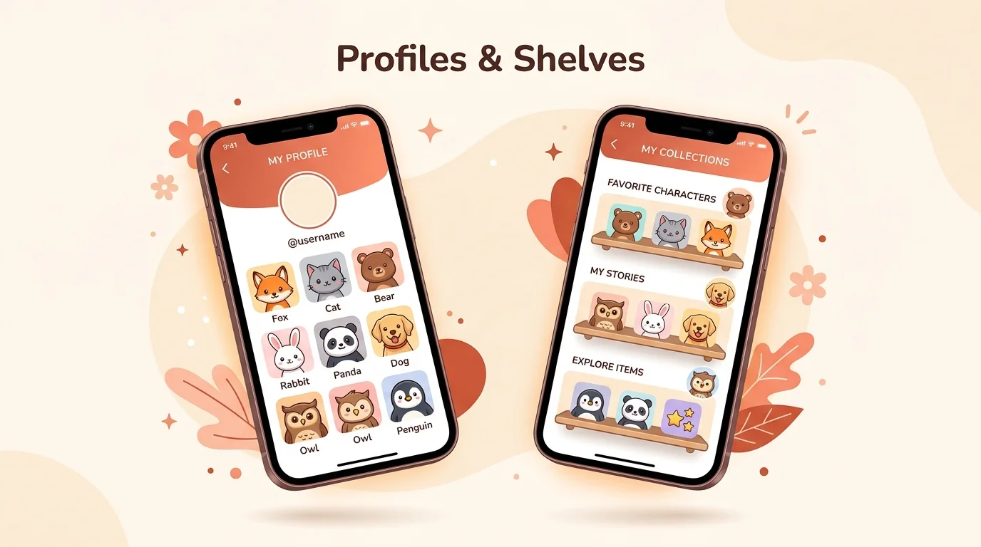 Saverything 1.4 — perfis com avatares e Prateleiras colaborativas