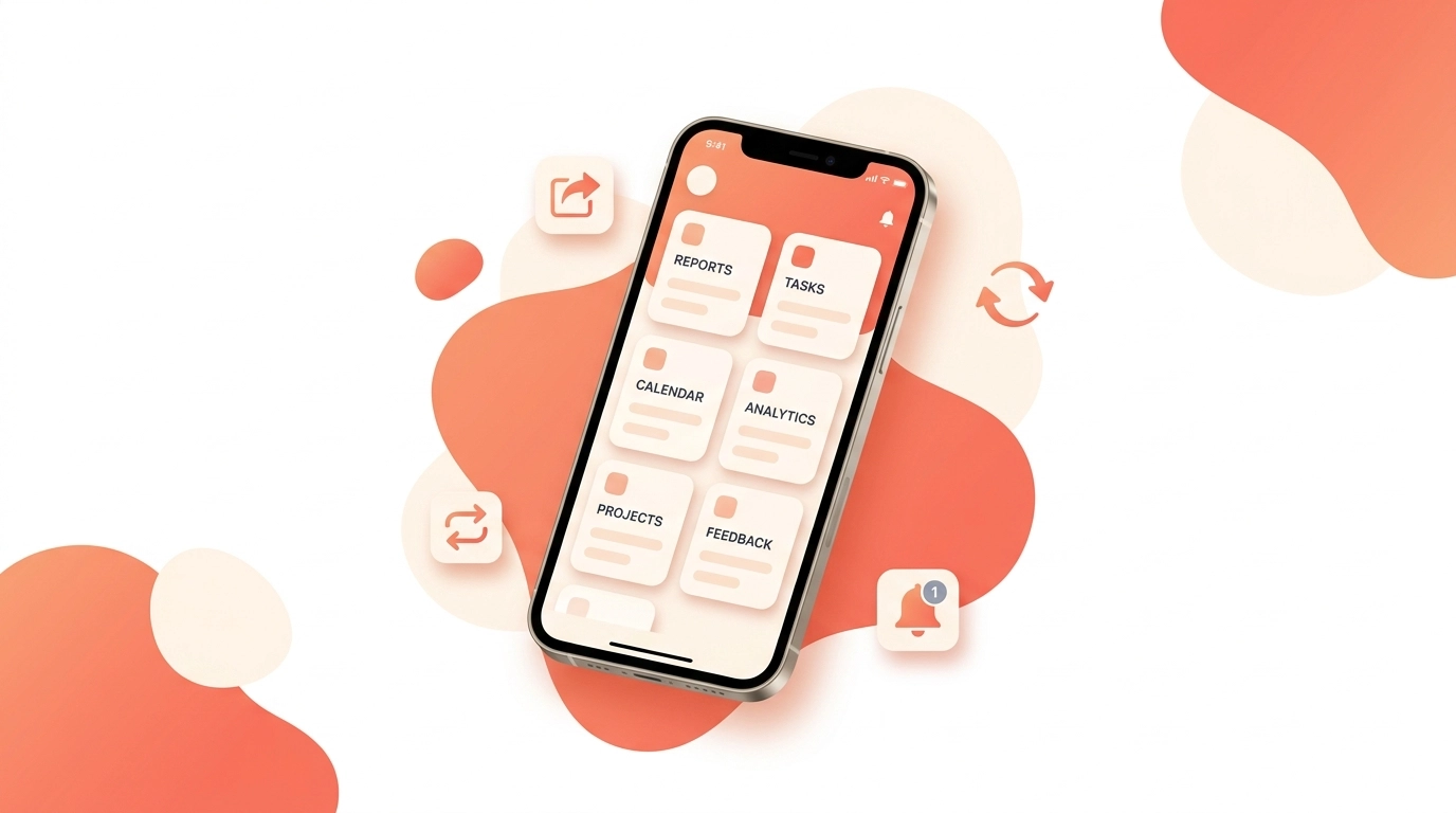 Saverything features — organized content cards on iPhone